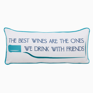 "Wine Friends" Lumbar Pillow - dolly mama boutique