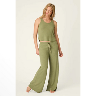 Ribbed Scoop-Neck Tank