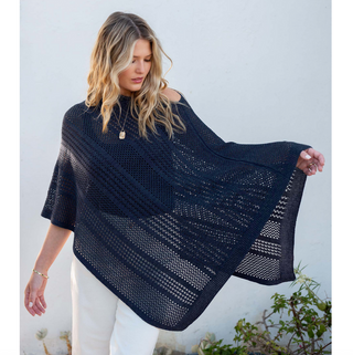 Celeste Crochet Poncho - dolly mama boutique