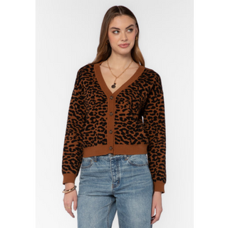 Animal Print Cardigan