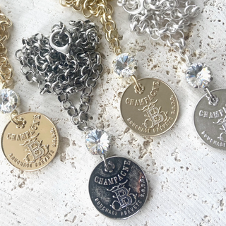 Champagne Coin Necklaces - dolly mama boutique