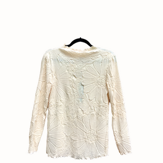 Textured Floral Blouse - dolly mama boutique