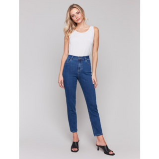 Claudia Slim-Leg Denim Pant - dolly mama boutique