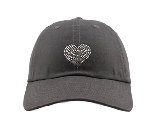 Rachel Cap with Crystal Solid Heart