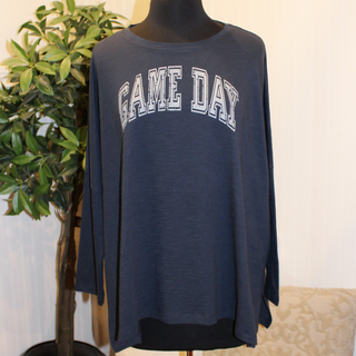 Hailey “GAME DAY” Top - dolly mama boutique