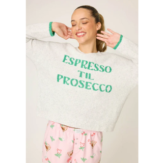 “Espresso ‘Til Prosecco” Sweater