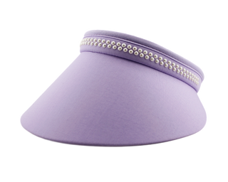 Jackie-O Pearl Visor - Double Row - dolly mama boutique