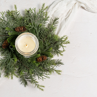 Mixed Pine Wreath with Pinecones - dolly mama boutique