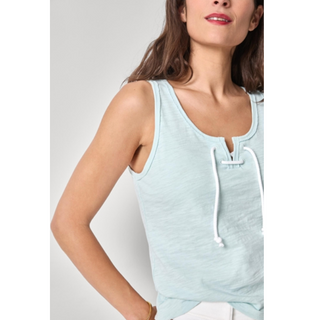 Lace-Up Tank Top