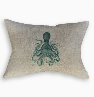 Blue Octopus Pillow