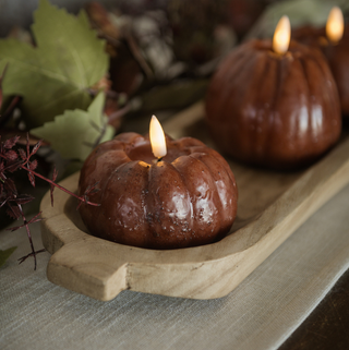 3D Flame Pumpkin Candles - dolly mama boutique