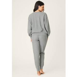 Thermal Cross Stitch Pajama Set - dolly mama boutique