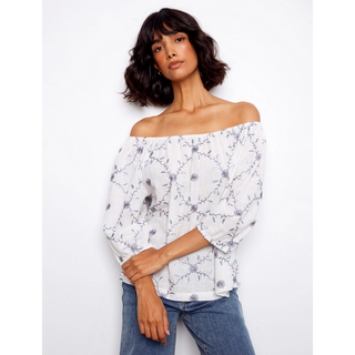 Embroidered Floral Blouse - dolly mama boutique