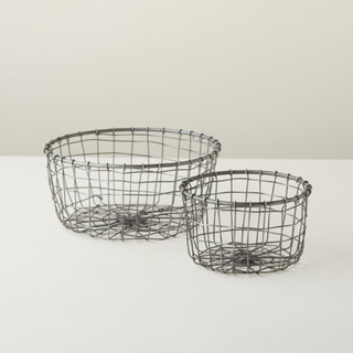 Silver Wire Baskets