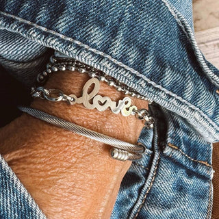 Stainless Love Bracelet - view 5