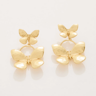 Butterfly Gold Earrings