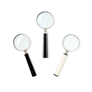 Magnifier with Carved Handle