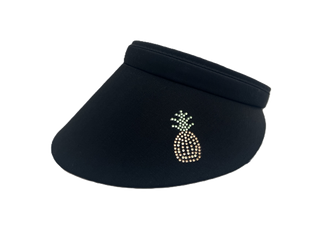 Bridgitte Visor with Crystal Pineapple