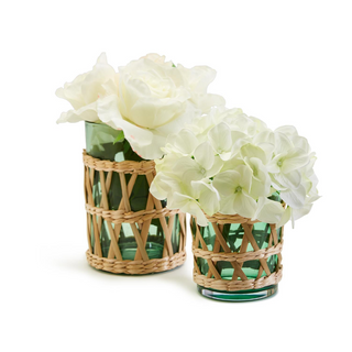 Rattan Cachepots #53709 - dolly mama boutique