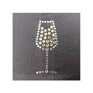 Rachel Cap with Crystal White Wine Glass