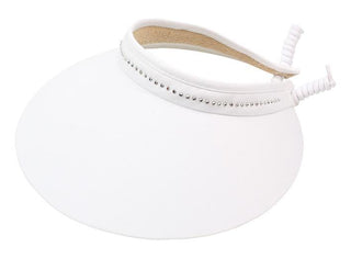 Lily Curly-Q Crystal Visor - dolly mama boutique