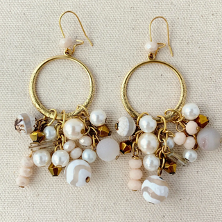 Magnolia Whisper Chandelier Earrings - dolly mama boutique