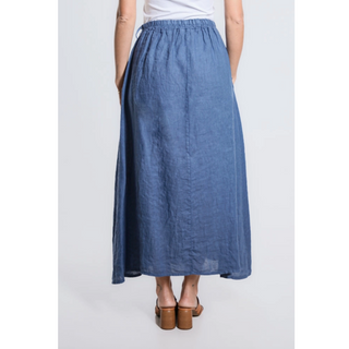 Angie A-Line Linen Skirt - dolly mama boutique