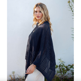 Celeste Crochet Poncho - dolly mama boutique