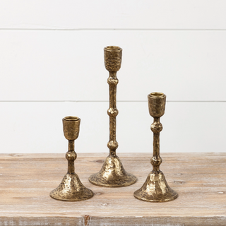 Gold Taper Candle Holders