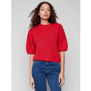 Elbow-Sleeve Sweater - dolly mama boutique