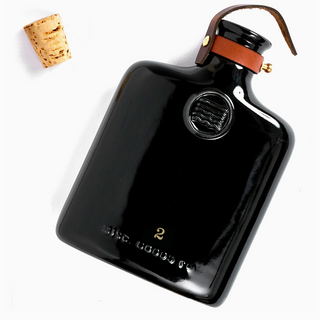 Black Ceramic Flask - dolly mama boutique