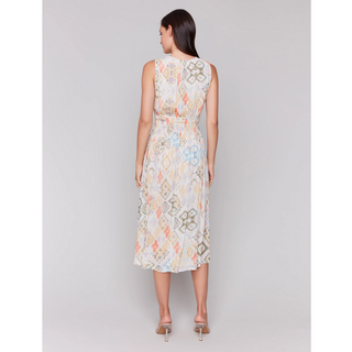 Printed Empire-Waist Dress