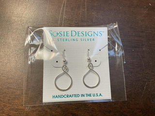 Eternity Silver Earrings