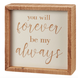 Box Sign "My Always" - dolly mama boutique