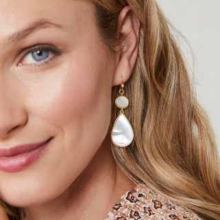 Batina Mother-of-Pearl Earrings - dolly mama boutique