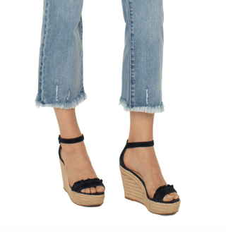 Hannah Cropped Flare - dolly mama boutique