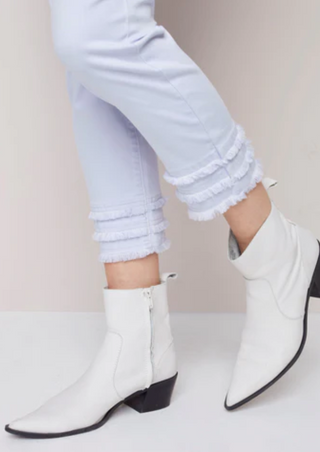 Frayed-Hem Ankle Jean C5147Z