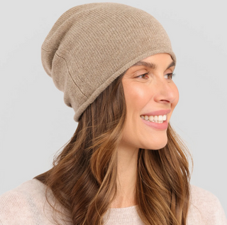 Cashmere Slouchy Hat - dolly mama boutique