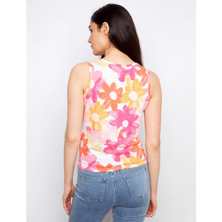Twisted Hem Sleeveless Top