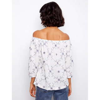 Embroidered Floral Blouse - dolly mama boutique