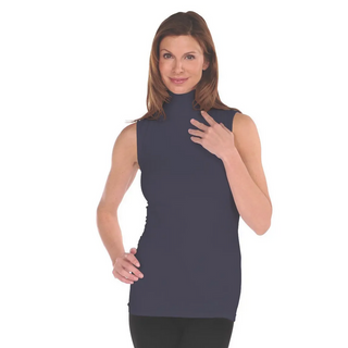 Sleeveless Mock-Neck Top - dolly mama boutique
