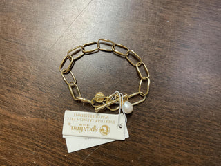 Bluffton Pearl Toggle Bracelet 7.5”