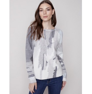 Crew-Neck Reversible Sweater C2268X