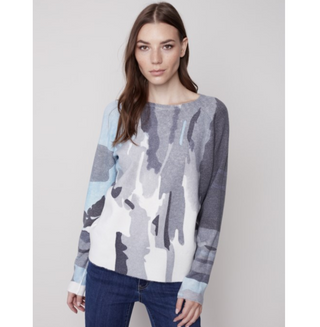Crew-Neck Reversible Sweater C2268X