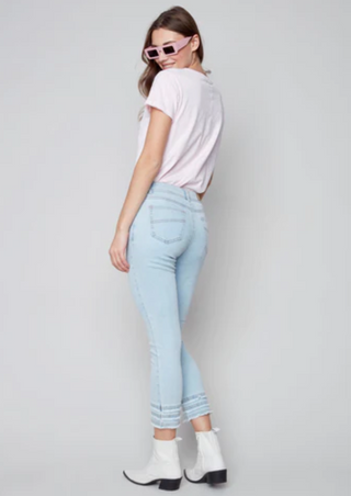 Frayed-Hem Ankle Jean C5147Z