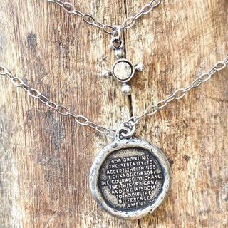 Serenity Cross Double Necklace