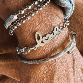 Stainless Love Bracelet - view 4