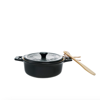 Stoneware Brie Baker & Spreader - dolly mama boutique