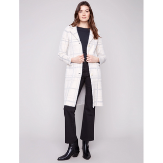 Knit Coatigan with Patch Pockets