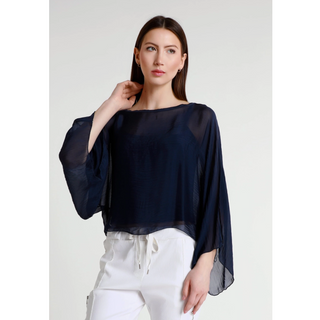 Sofita Cropped Silk Kaftan